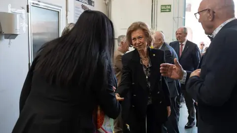 VISITA DE LA REINA SOFÍA AL BANCO DE ALIMENTOS DE ZAMORA