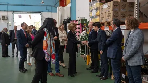 VISITA DE LA REINA SOFÍA AL BANCO DE ALIMENTOS DE ZAMORA