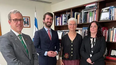 Vicepresidente+reunion+embajadora+Israel