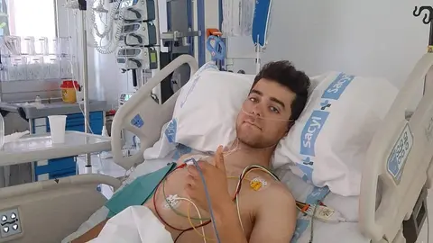 Pau Torrent en el Hospital Río Ortega de Valladolid