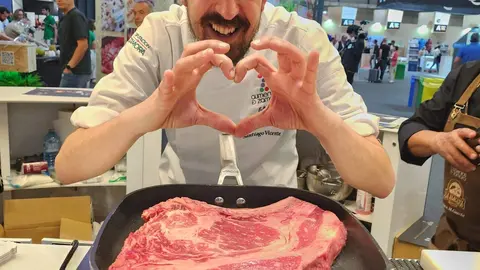 Santiago Vicente en el Salón Gourmet