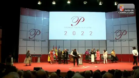 Luis Antonio Pedraza en la gala de Premios Castilla y León3