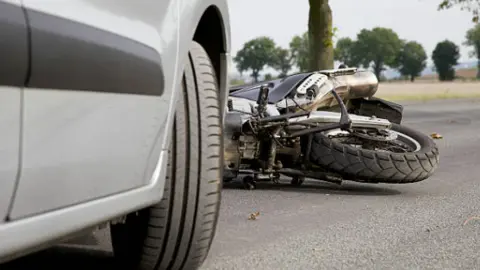 Fotografía de archivo accidente moto