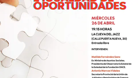 Cartel Foro Social PSOE Zamora Ciudad