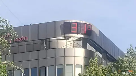 Temperatura máxima que ha alcanzado hoy la capital zamorana