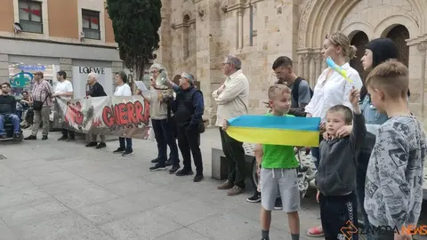 No a la guerra plaza del gobierno