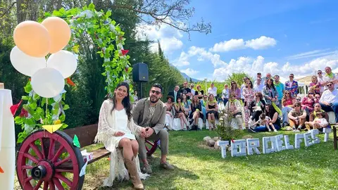Boda de los toresanos Samuel y Pili en Jaca