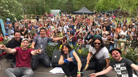 La banda zamorana Pequeño Rock & Roll en el ¡Hurra! Romería Pop