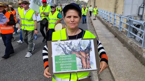 Los vecinos de Ricobayo de Alba, Cerezal de Aliste, Villaflor y Muelas del Pan protestan por los nuevos proyectos de renovables que pretenden instalarse en la zona. Fotografía: CEDIDA