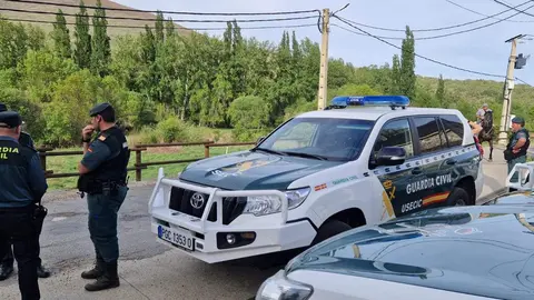 Dispositivo de búsqueda de la mujer desaparecida en Vigo de Sanabria. Fotografía: GC