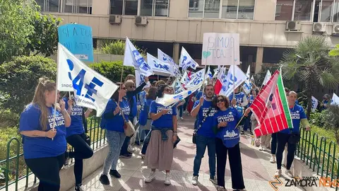 Protesta TCAES contra la rebaja de categoría