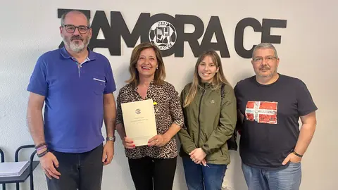 Presentación firma I Plan de Igualdad Zamora CF