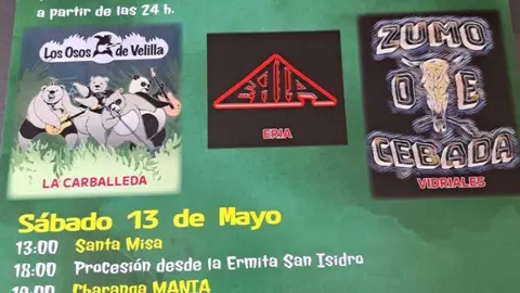 Cartel de fiestas Quintanilla de Urz