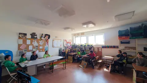 Reunión de Luciano Huerga y su equipo con la asociación juvenil Scouts de Benavente