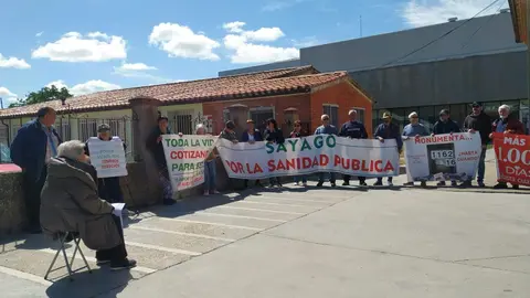 88 protesta de la Plataforma en Defensa de la Sanidad Pública de Sayago. Fotografía: CEDIDA
