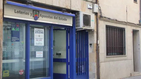 Administración de Lotería en el centro de Zamora