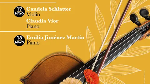 Cartel conciertos Ciclo de Primavera