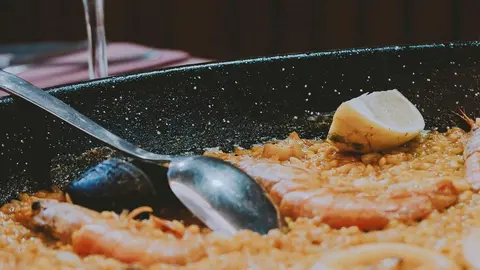 Paella. Fotografía de archivo