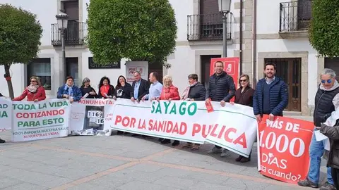 PSOE Sayago. Concentración Sanidad Pública