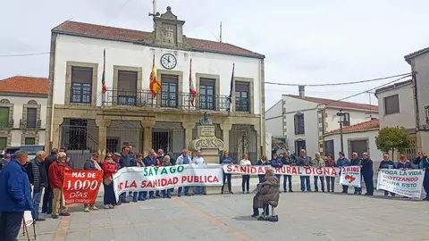 89 protesta de la Plataforma en Defensa de la Sanidad Pública de Sayago. Fotografía: CEDIDA