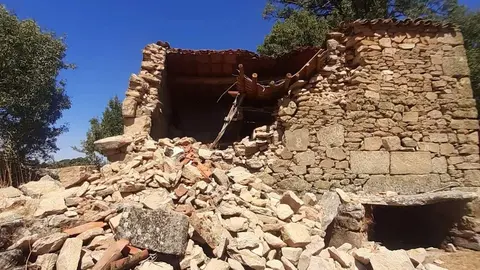 Estado del Molino de Matarranas en Villamor de Cadozos