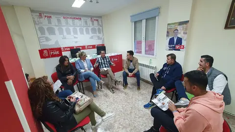 PSOE Benavente reunión Asociaciones Taurinas