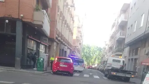 Accidente en la calle Pablo Morillo