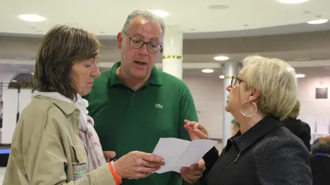 Jesús María Prada comentando los resultados electorales