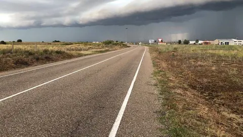 Tormenta en el polígono de Los Llanos