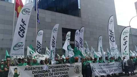 csif manifestación operativo incendios