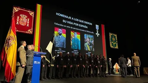 Homenaje a los que dieron su vida por España