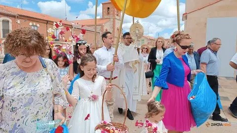 Fiesta del Corpus Christi en Granja de Moreruela