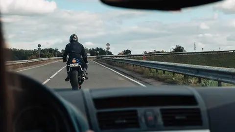 Fotografía de archivo moto