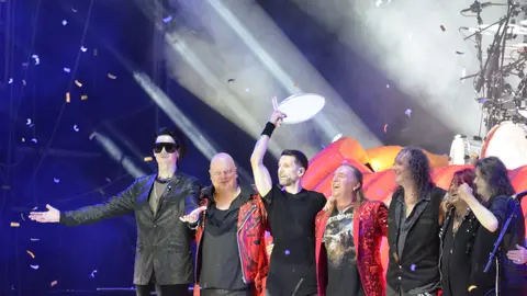 Helloween tras su concierto en el Z! Live