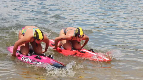 Campeonato CyL de Verano de Salvamento y Socorrismo disputado en Villardeciervos