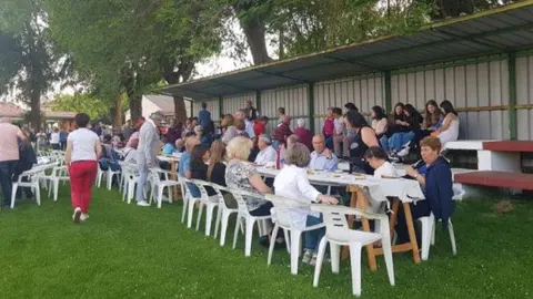 merienda en Santa Croya de Tera