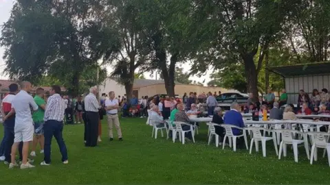 merienda en Santa Croya de Tera
