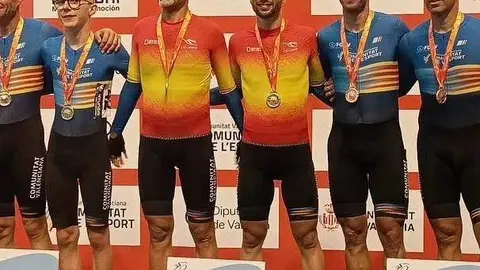Medalla de oro de Javier Vaquero en los Ctos de España de Pista 2023 - Zamora Enamora