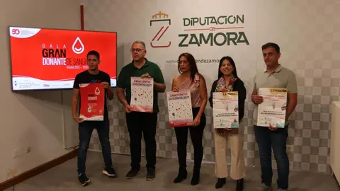 presentación gala donantes de sangre
