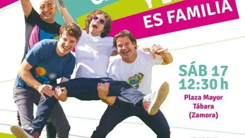 Cartel actuación Hapenning Tábara