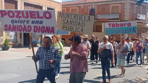 Protesta Tábara. Imagen cedida (1)