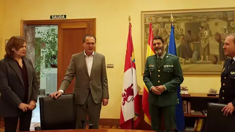 Reunión de coordinación semanal mantenida con los Cuerpos y Fuerzas de Seguridad del Estado