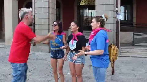 Fragmento del vídeo promocional de la Comisión de Peñas