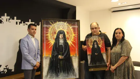 Juan Francisco Martínez Zamora, autor de la obra protagonista del cartel de la Coronación de La Soledad