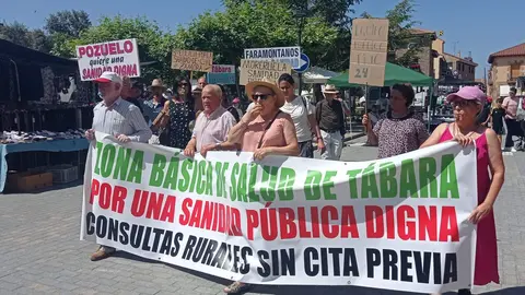 Protesta plataforma Tábara