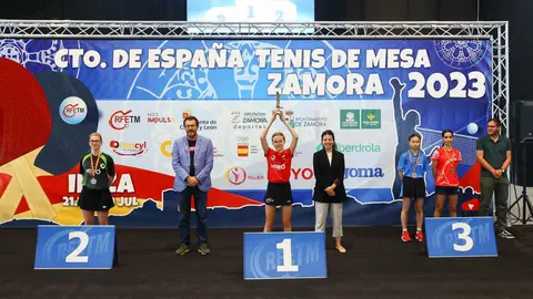 Renata Shypsha y Oriol Martínez se proclaman campeones de España Alevín 2023 en Zamora
