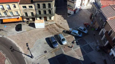 Plaza mayor de Alcañices