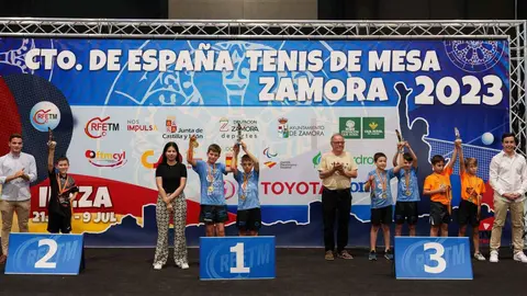 benjamines tenis de mesa