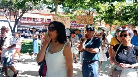 Protesta sanidad Tábara