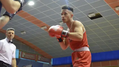 Alejandro Fernández 'Vieri' en un instante del combate